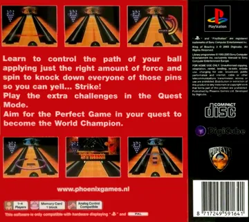 King of Bowling 3 (EU) box cover back